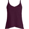 Lands’ End Women’s Tulip Hem Tankini Top(Dark Wine)