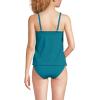 Lands’ End Women’s Tulip Hem Tankini Top(Paradise Teal)
