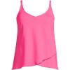Lands’ End Women’s Tulip Hem Tankini Top(Pink Azalea)