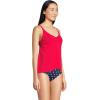 Lands’ End Women’s Tulip Hem Tankini Top(Strawberry)