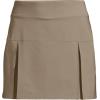 Lands’ End School Uniform Women’s Performance Pleated Skort Above The Knee(Khaki)