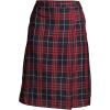 Lands’ End School Uniform Young Women’s Plaid A-line Skirt Below The Knee(Classic Navy Large Plaid)
