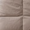 Lands’ End Solid Essential Pureloft Box Comforter Toast Twin(Toast)
