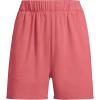 Lands’ End Women’s Sport Knit High Rise Shorts(Soft Mojave Rose)