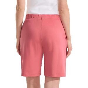 Lands’ End Women’s Sport Knit High Rise Shorts(Soft Mojave Rose)