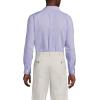 Lands’ End Men’s Tailored Fit No Iron Solid American-Grown Supima Cotton Pinpoint Buttondown Collar Dress Shirt(Washed Amethyst Stripe)