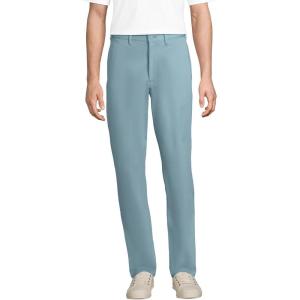 Lands’ End Men’s Traditional Fit Flex Performance Stretch Golf Pants(Blue Clay)