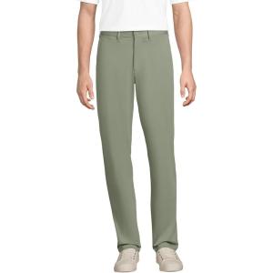 Lands’ End Men’s Traditional Fit Flex Performance Stretch Golf Pants(Sage)