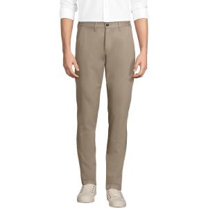 Lands’ End Men’s Travel Kit Slim Fit Chino Pant(Khaki)