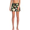Lands’ End Women’s Swim Skirt Swim Bottoms(Hibiscus Floral/Black)