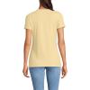 Lands’ End Women’s Cotton Rib Knit T-Shirt(Pale Sunbeam Yellow)