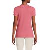 Lands’ End Women’s Cotton Rib Knit T-Shirt(Soft Mojave Rose)