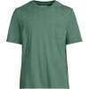 Lands’ End Men’s Super-T Short Sleeve T-Shirt with Pocket(Eucalyptus)