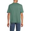 Lands’ End Men’s Super-T Short Sleeve T-Shirt with Pocket(Eucalyptus)