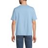 Lands’ End Men’s Super-T Short Sleeve T-Shirt with Pocket(Oasis Blue)