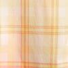 Lands’ End Men’s Traditional Fit Short Sleeve Madras Shirt(Subtle Apricot/Yellow Plaid)
