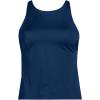 Lands’ End Women’s Tugless High Neck Strappy Back Tankini Swimsuit Top(Deep Sea Navy)