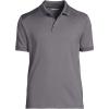 Lands’ End School Uniform Young Men’s Short Sleeve Rapid Dry Polo Shirt(Arctic Gray)