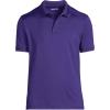 Lands’ End School Uniform Young Men’s Short Sleeve Rapid Dry Polo Shirt(Deep Purple)