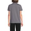 Lands’ End School Uniform Young Women’s Short Sleeve Rapid Dry Polo Shirt(Arctic Gray)