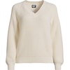 Lands’ End Women’s Drifter Balloon Sleeve Sweater(Fresh Ivory)