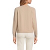 Lands’ End Women’s Drifter Jacquard Raglan Crew Neck Sweater(Champagne)