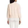 Lands’ End Women’s Fuzzy Wedged Quarter Zip Sweater(Light Champagne Heather)