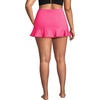 Lands’ End Women’s Ruffle Hem Mini Swim Skirt(Pink Azalea)
