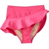 Lands’ End Women’s Ruffle Hem Mini Swim Skirt(Pink Azalea)