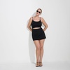 Lands’ End Women’s Tugless Monokini Swim Dress Swimsuit(Black)