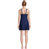Lands’ End Women’s Tummy Control Surplice Wrap Swim Dress One Piece Swimsuit(Deep Sea Navy)