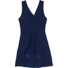 Lands’ End Women’s Tummy Control Surplice Wrap Swim Dress One Piece Swimsuit(Deep Sea Navy)