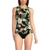 Hibiscus Floral/Black