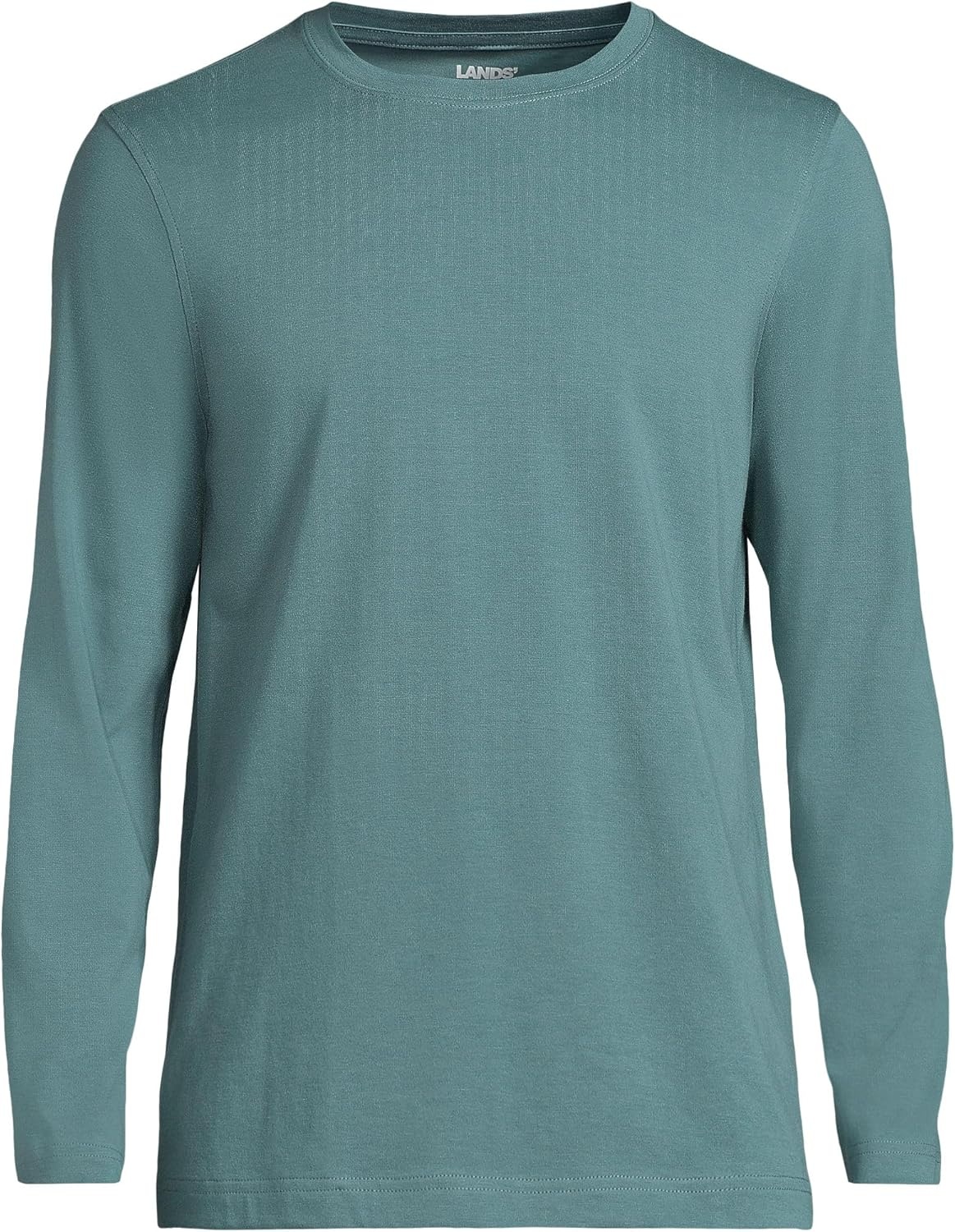 image:imageLands End Mens Long Sleeve AmericanGrown Supima Cotton TeeTourmaline