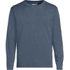 Lands’ End Men’s Long Sleeve American-Grown Supima Cotton Tee(Dusk Indigo Heather)