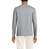 Lands’ End Men’s Long Sleeve American-Grown Supima Cotton Tee(Gray Marble Heather)