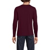 Lands’ End Men’s Long Sleeve American-Grown Supima Cotton Tee(Lush Burgundy)