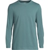 Lands’ End Men’s Long Sleeve American-Grown Supima Cotton Tee(Tourmaline)