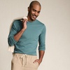 Lands’ End Men’s Long Sleeve American-Grown Supima Cotton Tee(Tourmaline)