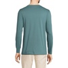 Lands’ End Men’s Long Sleeve American-Grown Supima Cotton Tee(Tourmaline)