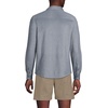 Lands’ End Men’s Long Sleeve Knit Travel Kit Oxford Shirt(Steel Gray Birdseye)