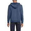 Lands’ End Men’s Long Sleeve RainDefense Serious Sweats Full Zip Hoodie(Nightfall Blue)