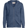 Lands’ End Men’s Long Sleeve RainDefense Serious Sweats Full Zip Hoodie(Nightfall Blue)