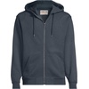 Lands’ End Men’s Long Sleeve RainDefense Serious Sweats Full Zip Hoodie(Steel Gray)