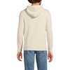 Lands’ End Men’s Long Sleeve Serious Sweats Pullover Hoodie(Flax Heather)