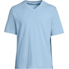 Lands’ End Men’s Super-T Short Sleeve V-Neck T-Shirt(Oasis Blue)