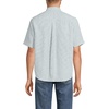 Lands’ End Men’s Traditional Fit Short Sleeve Linen Shirt(Pale Eucalyptus)