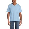 Lands’ End Men’s Super-T Short Sleeve V-Neck T-Shirt(Oasis Blue)