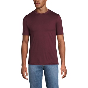 Lands’ End Men’s Short Sleeve Cooling Performance Tee(Lush Burgundy)