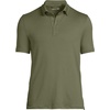 Lands’ End Men’s Tall Short Sleeve Cooling Performance Polo(River Stone Green)